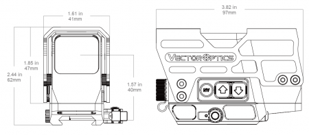 ������������� ������ Vector Optics Frenzy Plus 1x31x26 (Multi-Reticle)