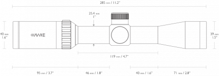 ������ Hawke Vantage 2-7x32 (����� 30/30 Duplex)