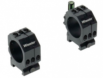Кольца Wheeler 30мм на Picatiny с уровнем Medium BH=9мм Кольца Wheeler 30мм на Picatiny с уровнем Medium BH=9мм