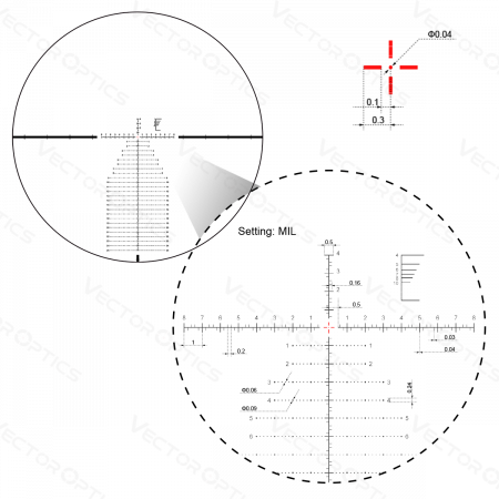 ������ Vector Optics Continental Tactical 4-24x56 FFP (����� VEC-MBR) � ����������