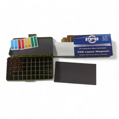 ������� �� 50 �������� .338LM, .300 WinMag, .7.62x54R, .300 Norma Mag XL-50 (�������)