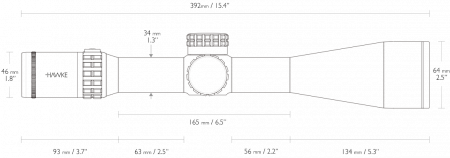 ������ Hawke Frontier 34 FFP 5-30x56 ����� MOA Pro Ext. Reticle (30x) � ����������