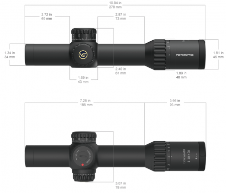 ������ Vector Optics Continental x10 1-10x28 ED FFP (����� VET-CTR) � ����������