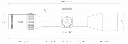 ������ Hawke Sidewinder 30 FFP 4-16x50 (����� FFP MOA) � ����������