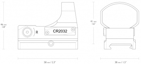 ������������� ������ Hawke Reflex Digital Control (3MOA) Wide View