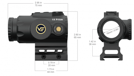 �������������� ������ Vector Optics Paragon 1x16 (����� VEP-CDR)