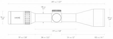 ������ Hawke Endurance 30 WA 3-12x56 (����� LR Dot) � ����������