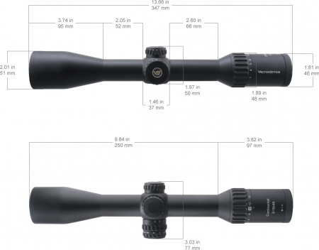 ������ Vector Optics Continental x8 2-16x44 SFP (����� Tactical G4) � ����������