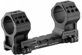 Быстросъемный кронштейн MAKpromont на Weaver кольца 30мм (20MOA, BH=23мм) 53520-30238 Быстросъемный кронштейн MAKpromont на Weaver кольца 30мм (20MOA, BH=23мм) 53520-30238