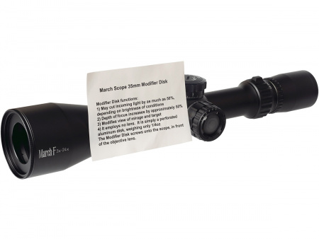 ������ March-F 3-24x52 Tactical FFP, 0.1MIL (����� FML-T1) � ����������