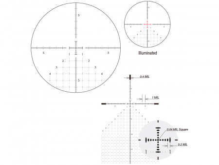 ������ March-F 3-24x52 Tactical FFP, 0.1MIL (����� FML-T1) � ����������