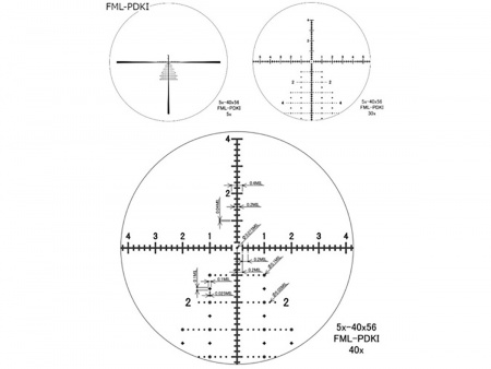 ������ March-FX 5-40x56 Gen II FFP, 0.1MIL (����� FML-PDKI) � ����������
