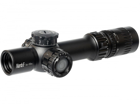 ������ March-F 1-10x24 Shorty FFP, 0.1MIL (����� TR1FB) � ����������