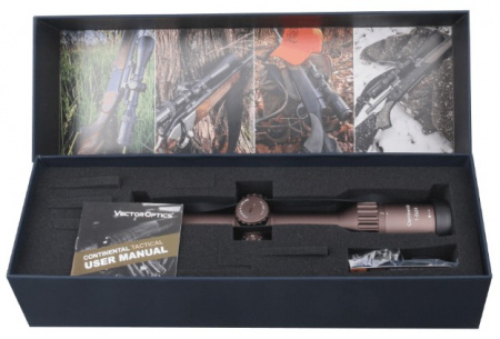  Vector Optics Continental Tactical 1-6x24 FDE SFP ( VEC-T6M)  