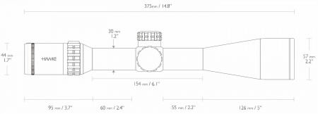 ������ Hawke Frontier 30 SF 2.5-15x50 (����� LR Dot) � ����������