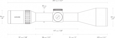 ������ Hawke Endurance 30 WA 3-12x56 (����� LRC (12x)) � ����������