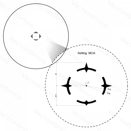 �������������� ������ Vector Optics Paragon 1x16 (����� VEP-CDR)